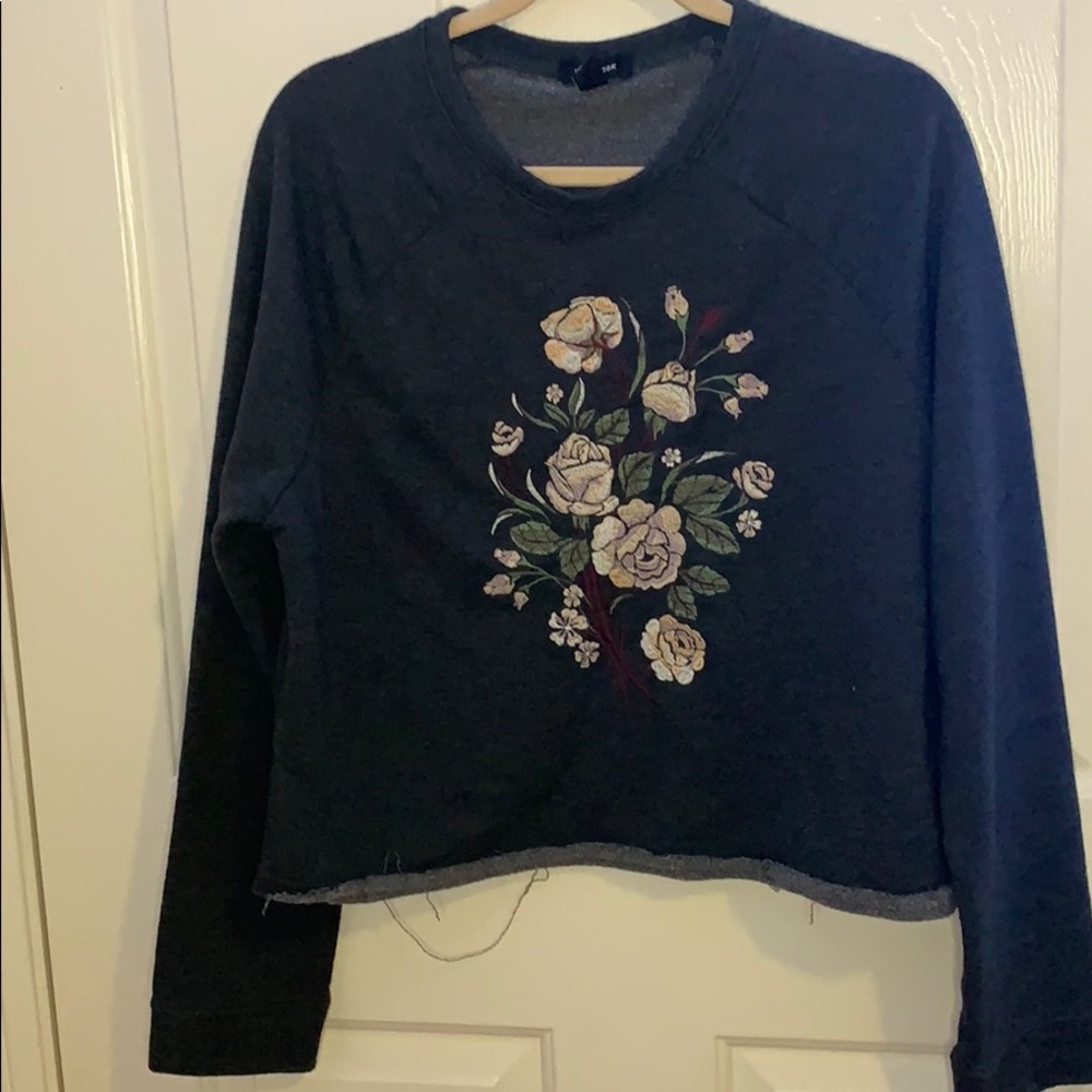Gray sweater